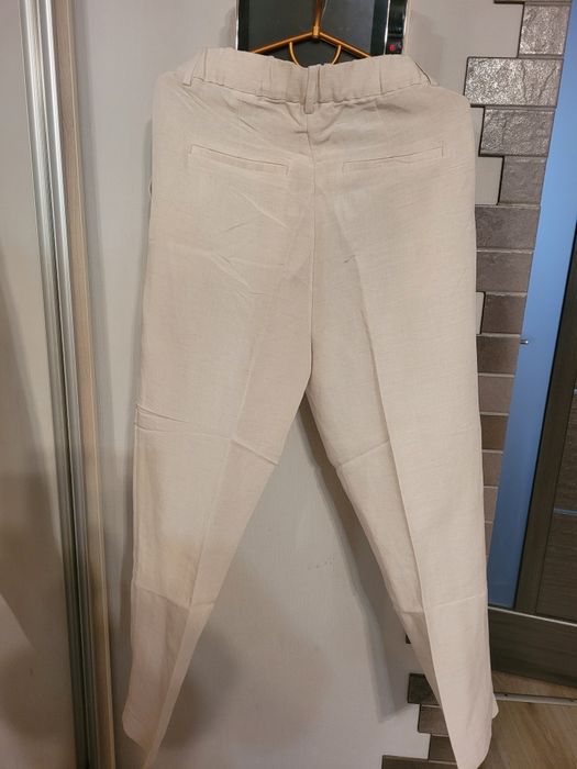Жіночі льняні брюки Н&М