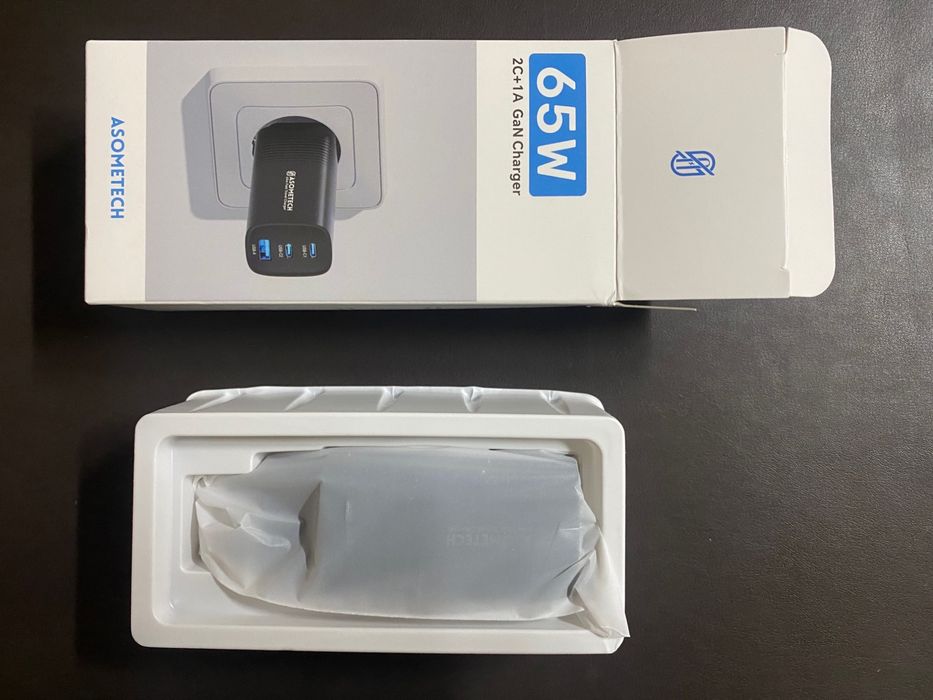 SZYBKA Ładowarka GaN 65W PD USB-C do iPhone 14 Samsung