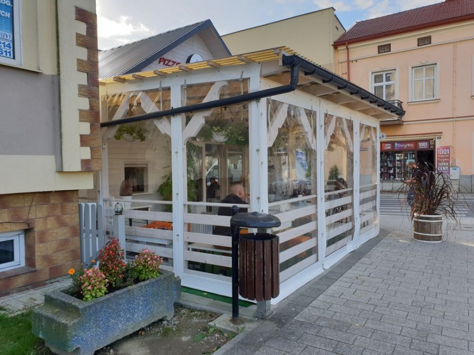 Plandeka altana altana taras zabezpieczenie