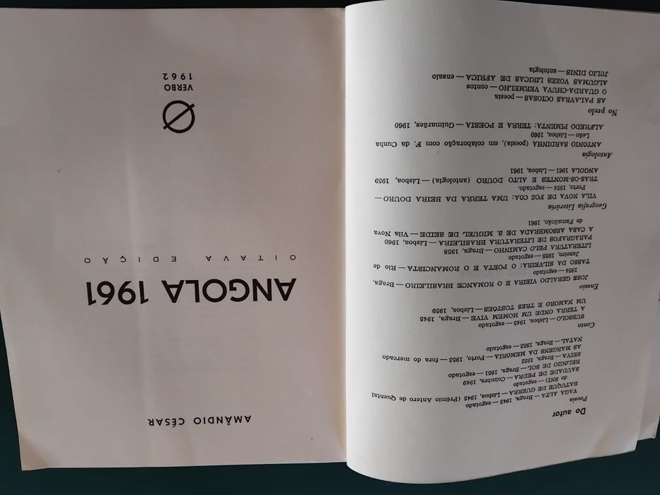Livro “Angola 1961”