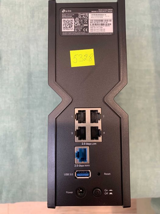 Маршрутизатор/роутер TP-Link Archer BE9300 BE550 Wi-Fi7 6/5/2.4 ГГц