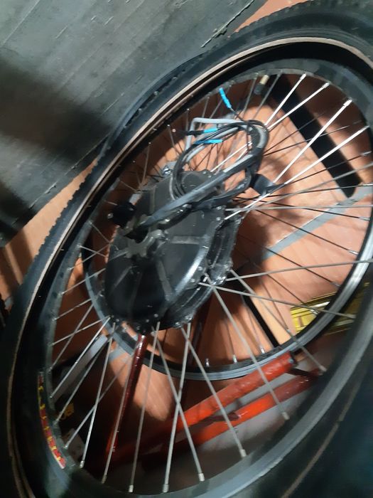 Silnik bionx 3 generacji po przeróbce  na obręczy 26