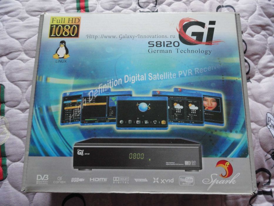 Спутниковый тюнер ресивер приставка GI 8120 HD Galaxy Innovations