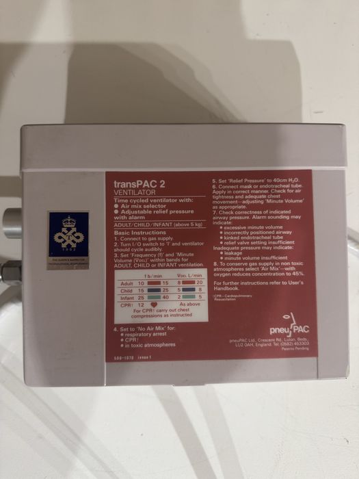Respirator transPac 2