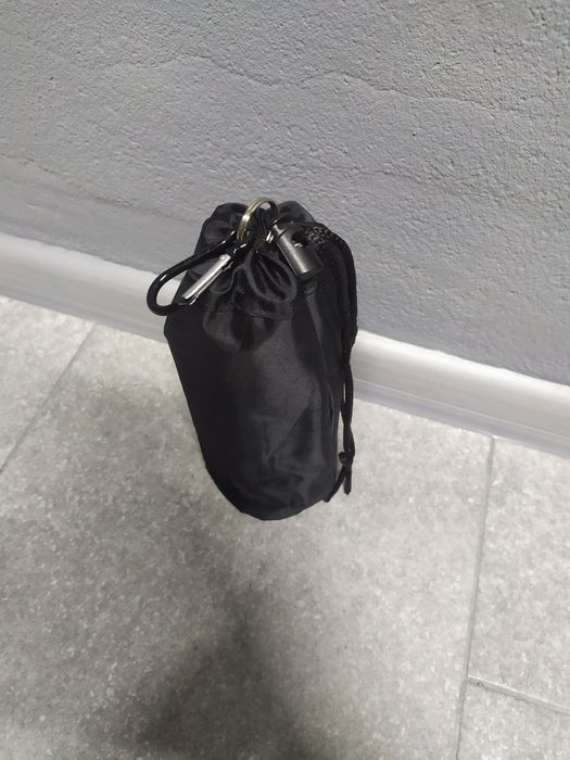 Алюмінієва пляшка з карабіном та термосумкою бутылка для воды, 400 ml.