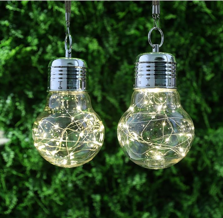 JHY DESIGN Zestaw 2 wiszących lamp zewnętrznych