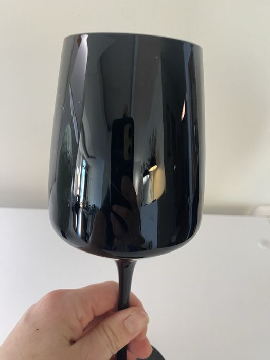 Copo vinho preto zara home
