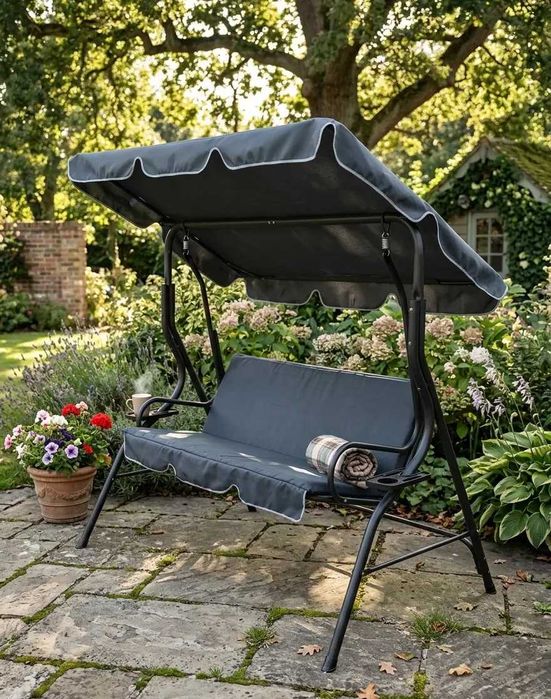 Уличная садовая качеля гойдалка садова