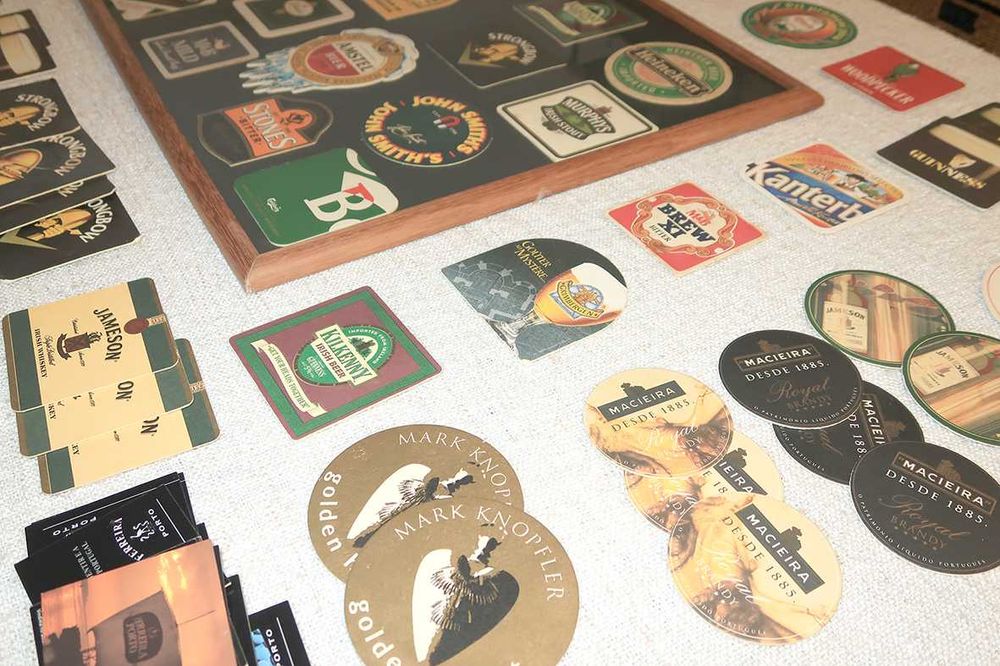 Bases copos cerveja whiskey cidra coleção