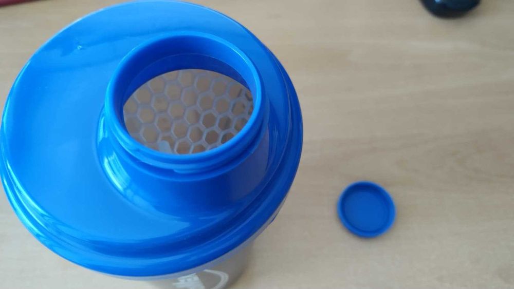 Shaker Misturador 700ML malha hexagonal desporto proteína ginásio novo