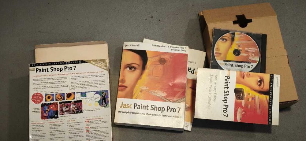 Paint Shop Pro 7 Progra Graficzny wersja Boxowa Oryginalny