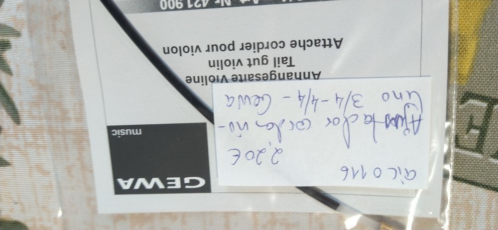 3/4–4/4 Violin String Adjuster64740552675842121