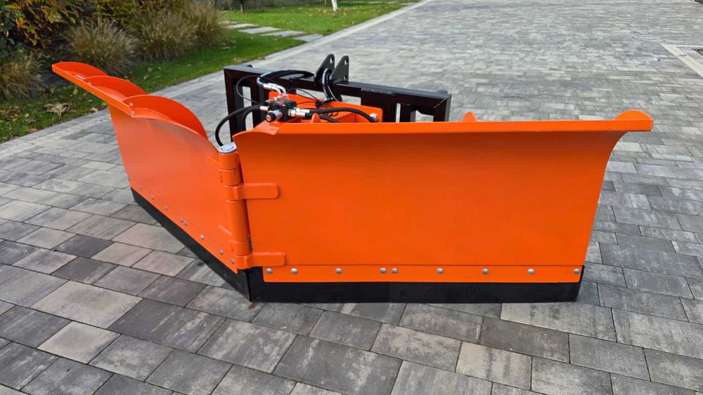Pług strzałkowy Metal-Technik 2,6 m 3 m hydrauliczny V U TUZ euroramka do tura