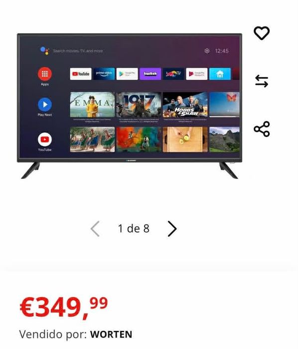 Smart TV Led Blaupunkt Full Hd 40”