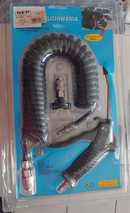 Pistolet do przedmuchiwania z wężem