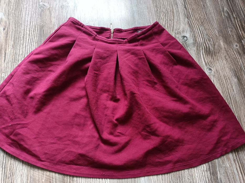 Spódnica Stradivarius bordo roz 34 czyli XS/S