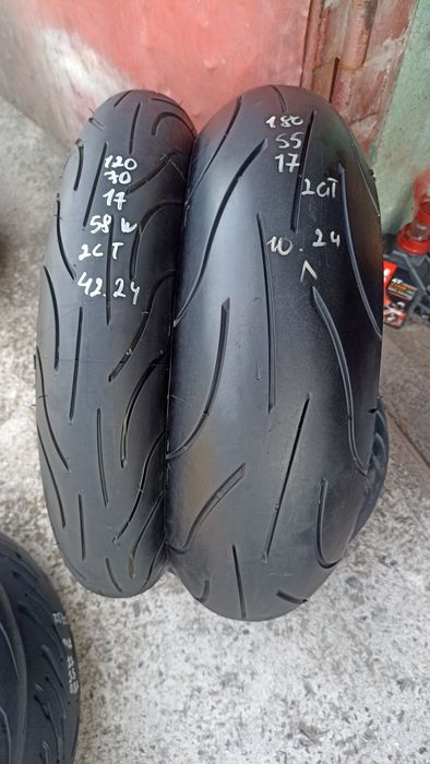 Michelin road 5 6 120 140 150 160 180 190 200 17 мотошина резина скати покришки гума склад 2024