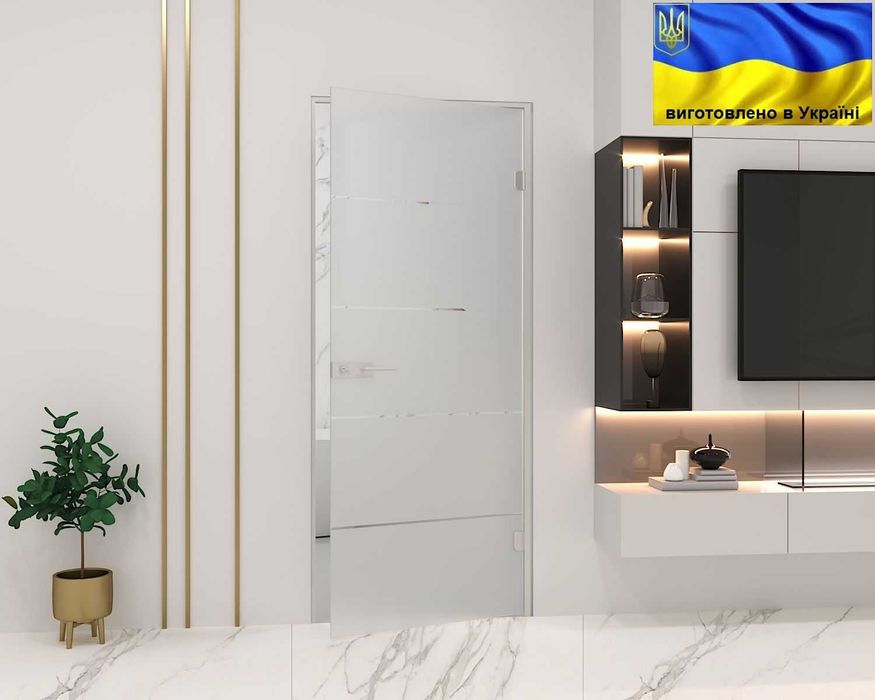 Двері міжкімнатні зі скла. Розсувні та розстібні скляні