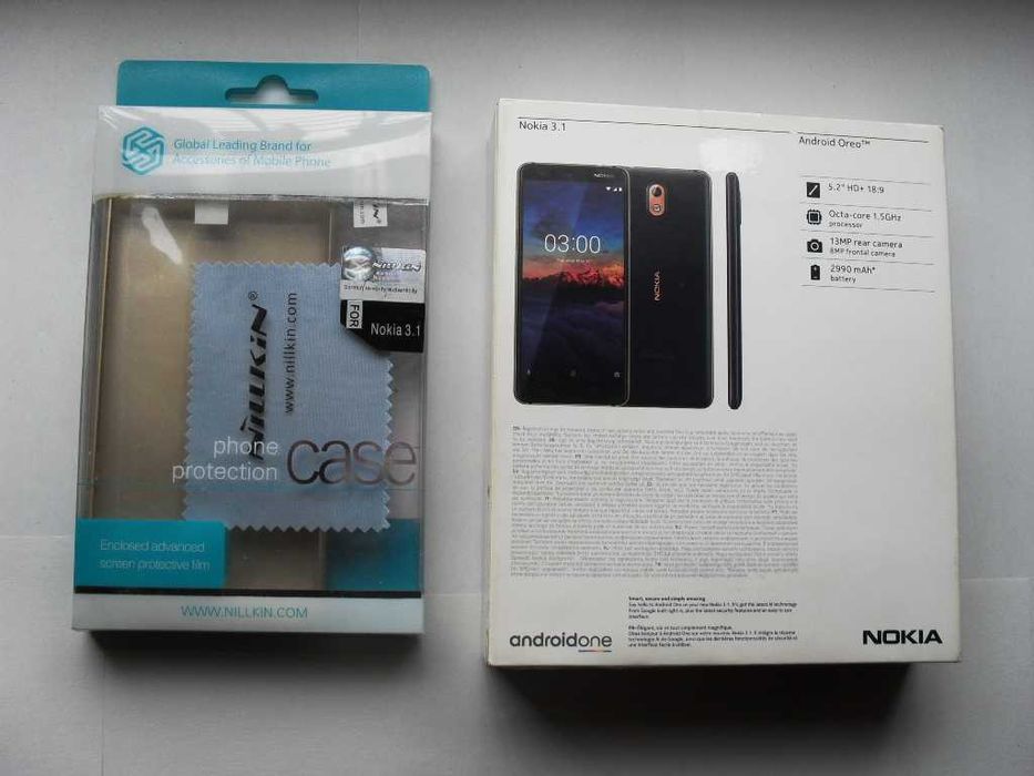 Smartfon nokia 3,1 stan idealny + etui i folia ochronna