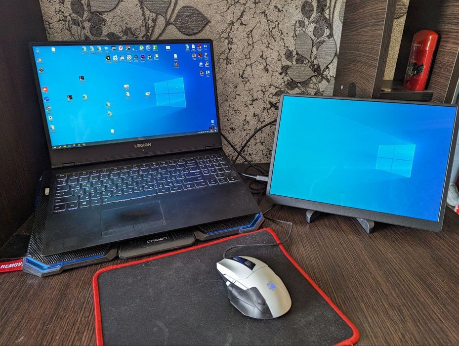 Новий!  Портативний монітор 14" 2К