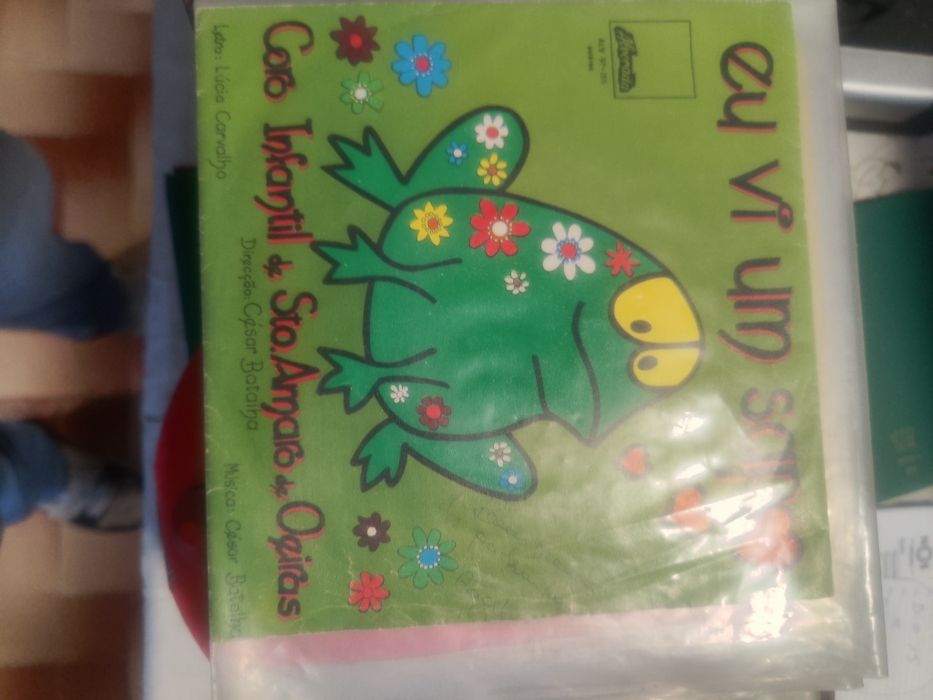 Gira discos para criança