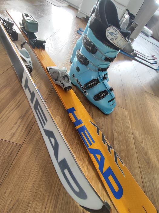 Narty Head 120, buty Lange 38