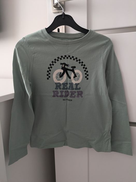 Bluzka t-shirt długi rękaw Kiabi 128