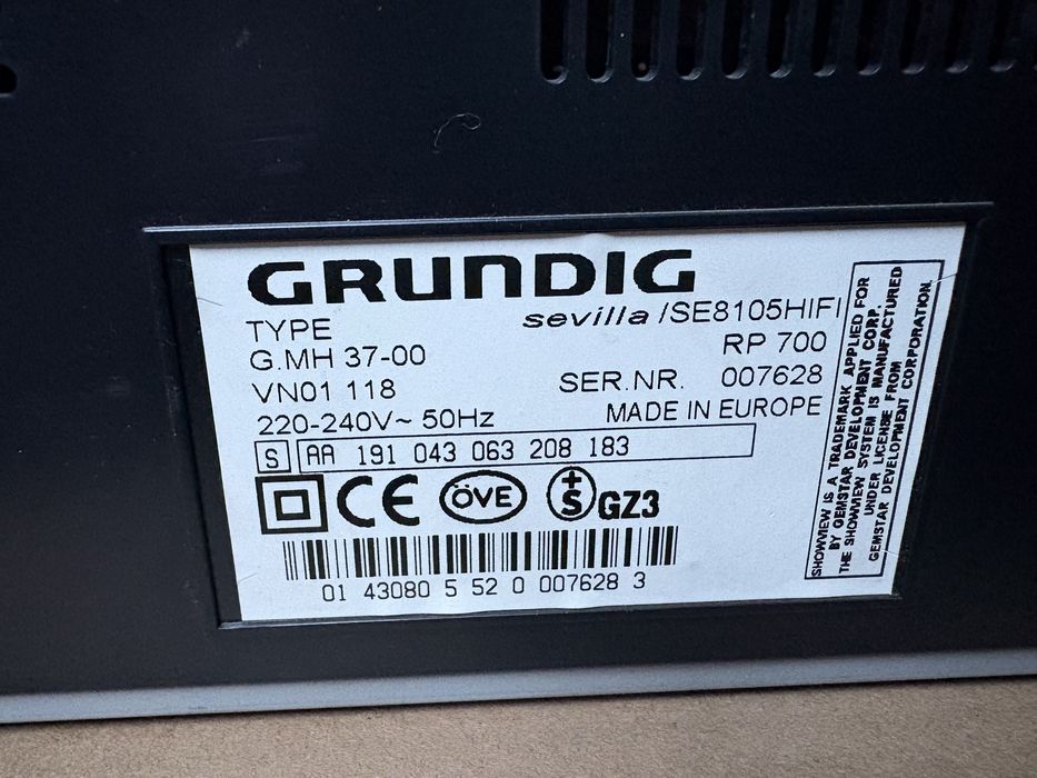 Magnetowid Grundig SE 8105