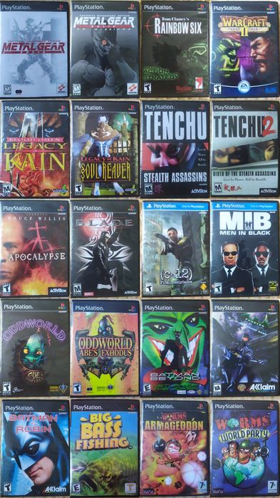 Нові Диски з іграми для Sony Playstation 1/PSone/PS1/ПС1/ps1/ps2.