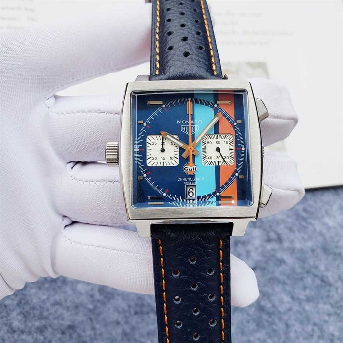 Годинник кварцовий TAG Heuer Monaco Calibre 11 Gulf Special Edition (референс CAW211R)