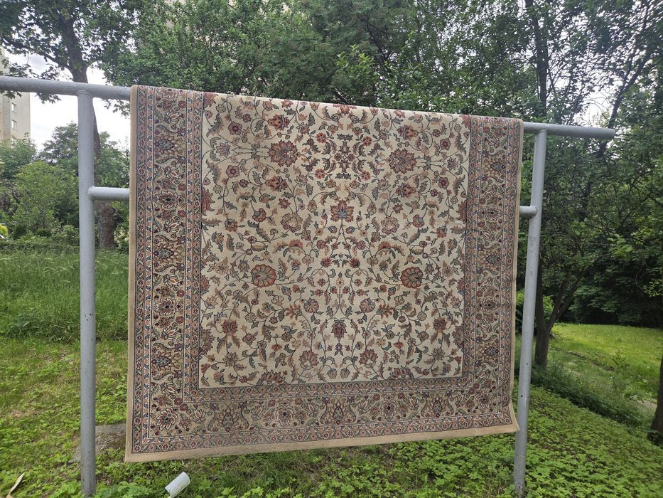 Dywan w stylu retro prl vintage 200x290 Belgijski