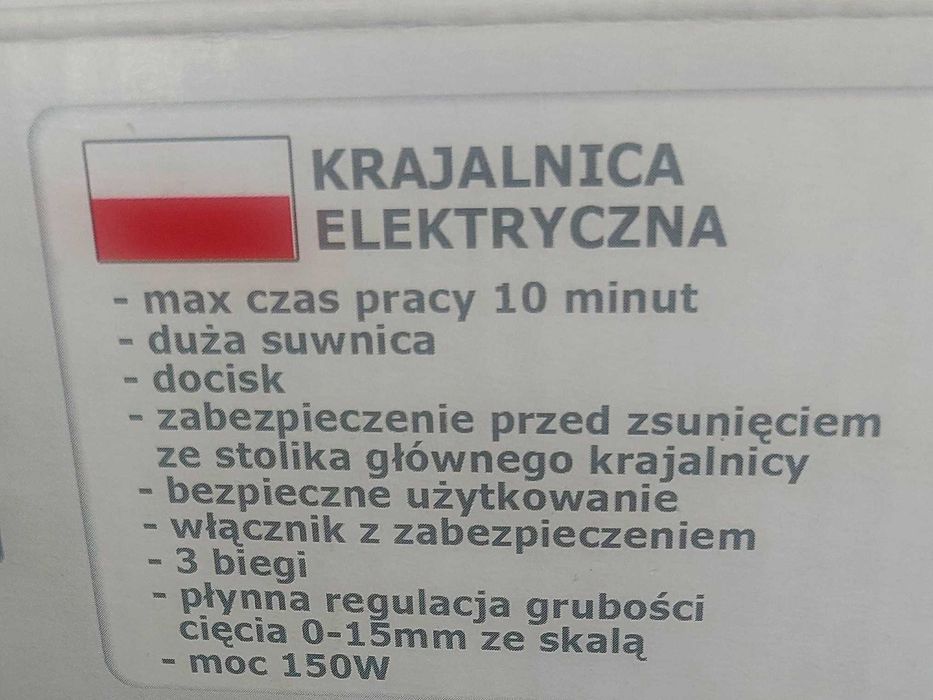 Elektryczna krajalnica do pieczywa,wędlin.