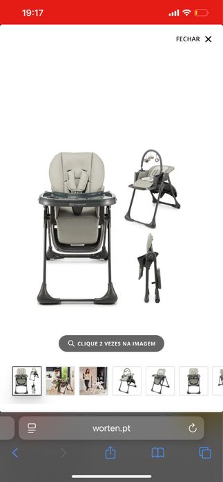 Cadeira refeição 3 em 1