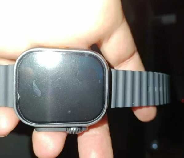 Крутые смарт часы Ultra 2 Smart Pro Black с AMOLED экраном Watch 49 мм