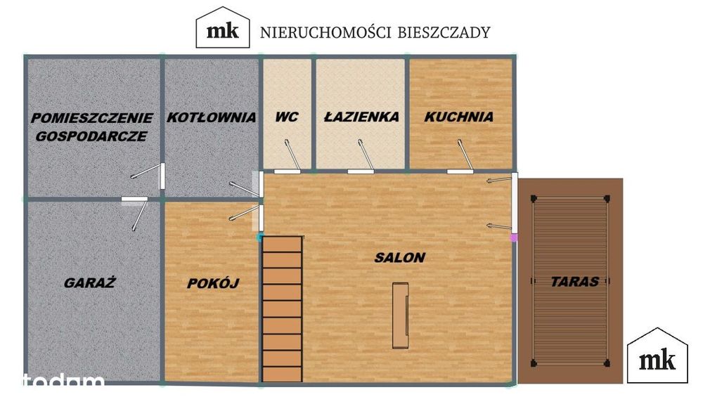 Przestronny dom w Baligrodzie