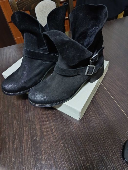 Sprzedam botki skóra zamszowa firmy Wojas