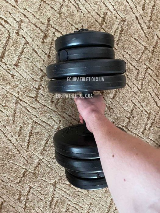 Диски Композитні 30 мм 51 мм бліни для штанги гантель