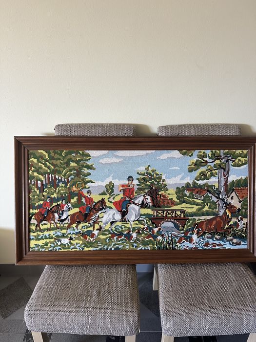 Quadro bordado a mão