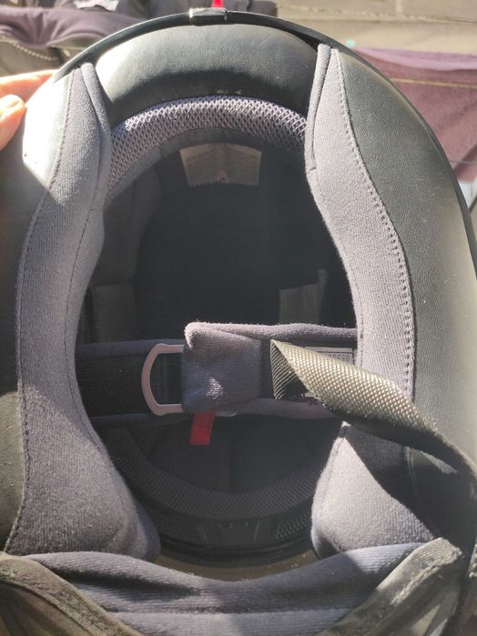 Capacete HJC preto e branco  L, fecho DD