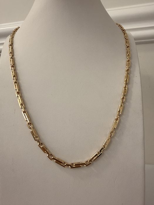 Nowy masywny łańcuszek splot ankier 44,43g