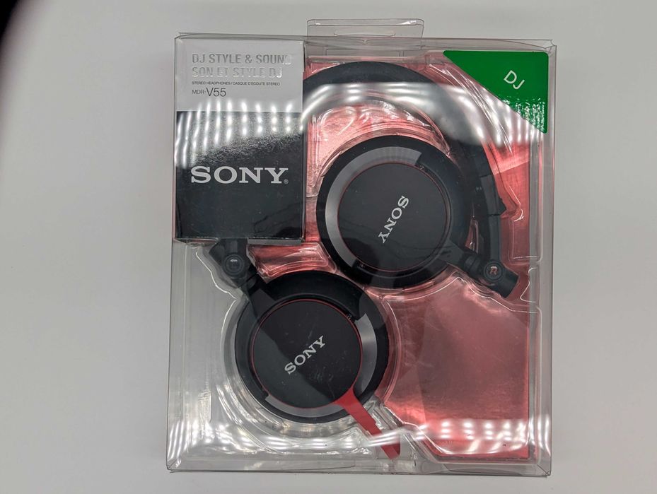 Auscultadores Sony MDR V55, novos