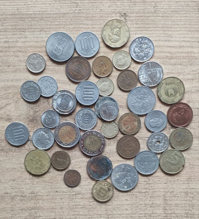 Várias Moedas coleção