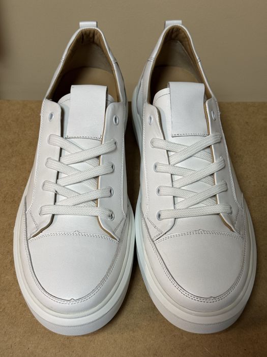 Кеди білі жіночі, натуральна шкіра