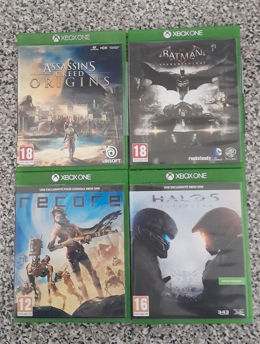 Conjunto de 4 jogos Xbox on