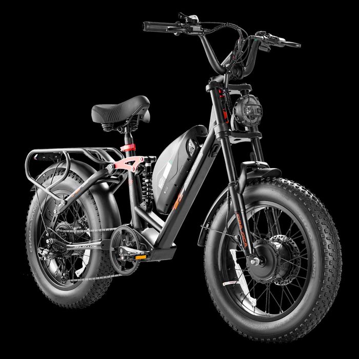 Bicicleta elétrica E-Bike JOPAJOKA LUNA 2 1000w suspensão total
