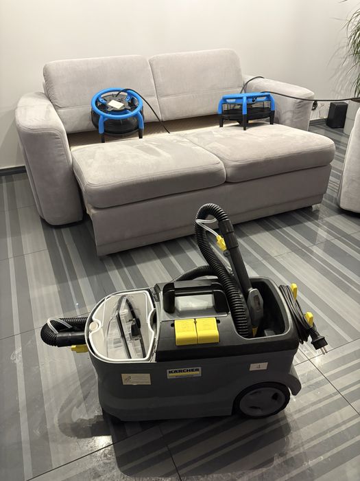 Wynajem odkurzaczy piorących Karcher Puzzi - pranie kanap -