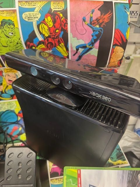 Xbox 360 Slim 250gb Kinect 10 gier+Kierownica+2xpad+Gwarancja Raty Szczecin Ufogames