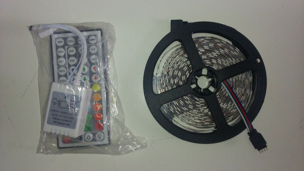 RGB LED Strip Kit, 5 Meters Complete. Model 5050, New