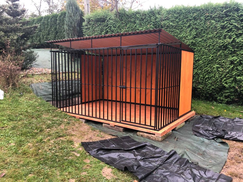 kojec dla psa, lokum, wiatka.