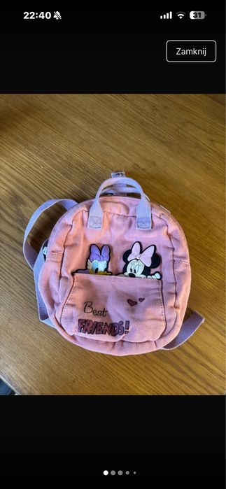 Plecaczek maly minnie dziewczynka zara